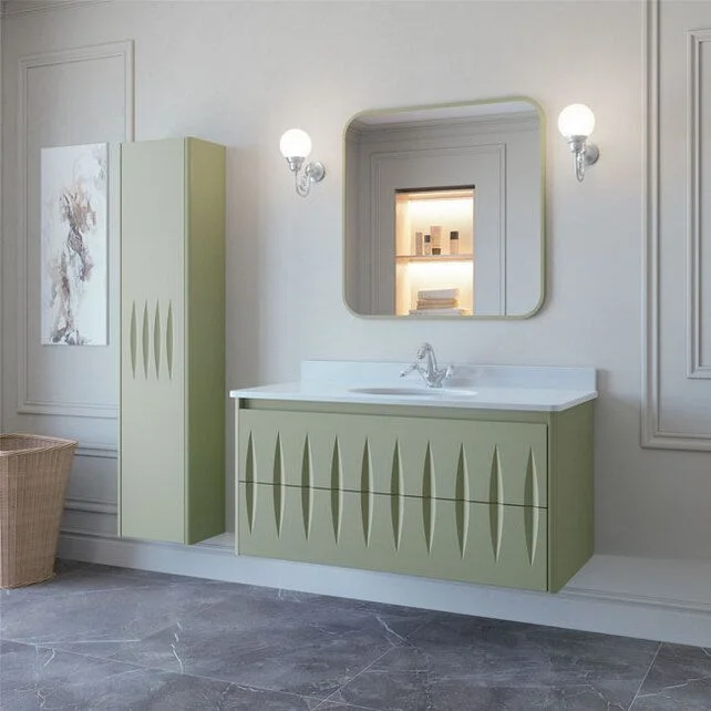 Приобрести caprigo тумба с раковиной tibet- picco 115 см, зеленая, эмаль