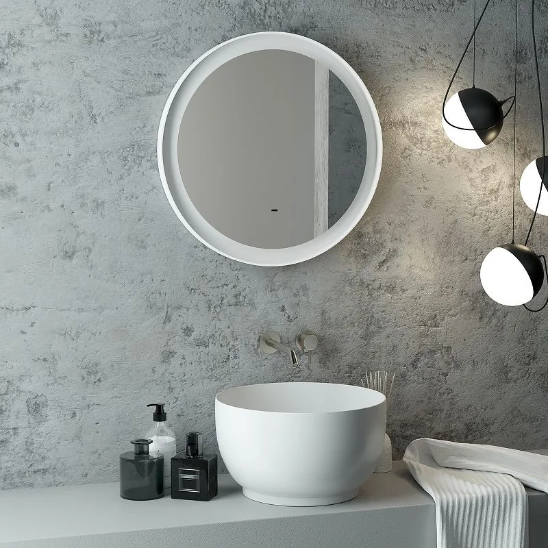 Приобрести continent зеркало с подсветкой planet white 70х70 см, бесконтактный включатель, белое