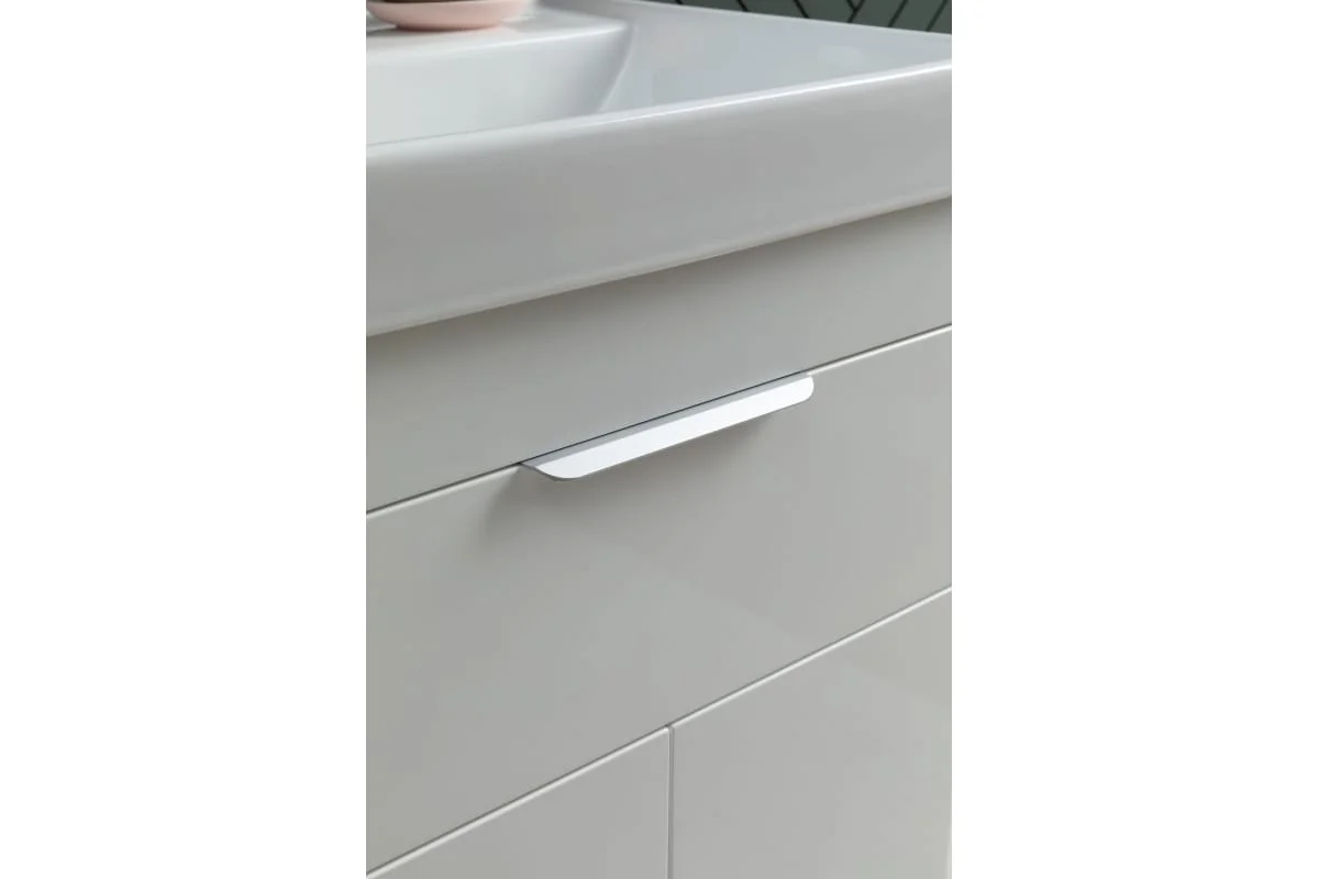 Приобрести aquanet тумба с раковиной ирис new 81 см, белая глянец (1 ящик, 2 дверцы)