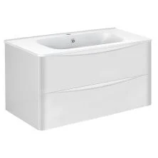 Vincea Тумба подвесная Paola 100 см, белая VMC-2P100GW;VCB-2VP100W