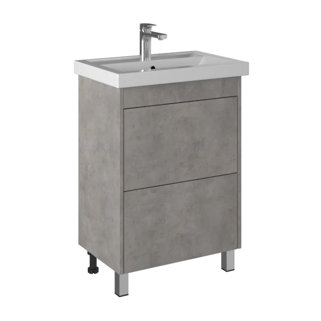 Приобрести briz тумба напольная ricci concrete 60 см, светло серый, т8-60