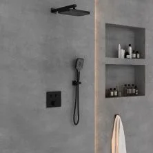 Vincea Встраиваемая душевая система , черная матовая VSFW-4211MB