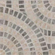Плитка напольная Vitra Marble-X Dec. Круговой Темный 7ЛПР