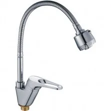 HAIBA Смеситель для кухни 475 мм, гибкий излив, хром HB-4313