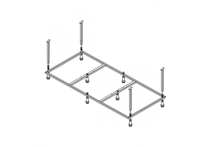 Приобрести каркас для ванны mirsant каспий premium 170x75 см