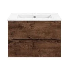 Vincea Тумба подвесная Mia Slim 60 см, темное дерево VMC-2MC600S1RW;VBS-13960S1