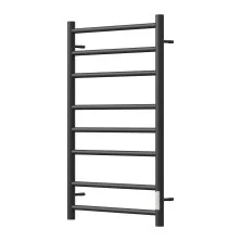 Полотенцесушитель электрический Point 400х800 Аврора П8, черный PN10848B