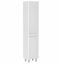Equil Пенал напольный Nice 40 см, с бельевой корзиной, белый матовый pnNICE40.KZ-05