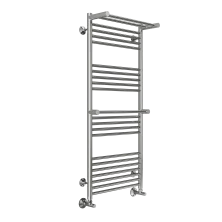 Terminus Полотенцесушитель Аврора П22 50х120 см, с двумя полками, водяной, хром