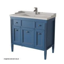 Caprigo Тумба с раковиной ALBION 90 см, синяя, эмаль