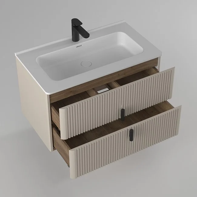 Приобрести briz тумба подвесная arno 80 см, бежевая матовая, т18-80