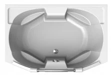 Радомир Акриловая ванна Конкорд 180x120 см ( комплект каркас и слив )