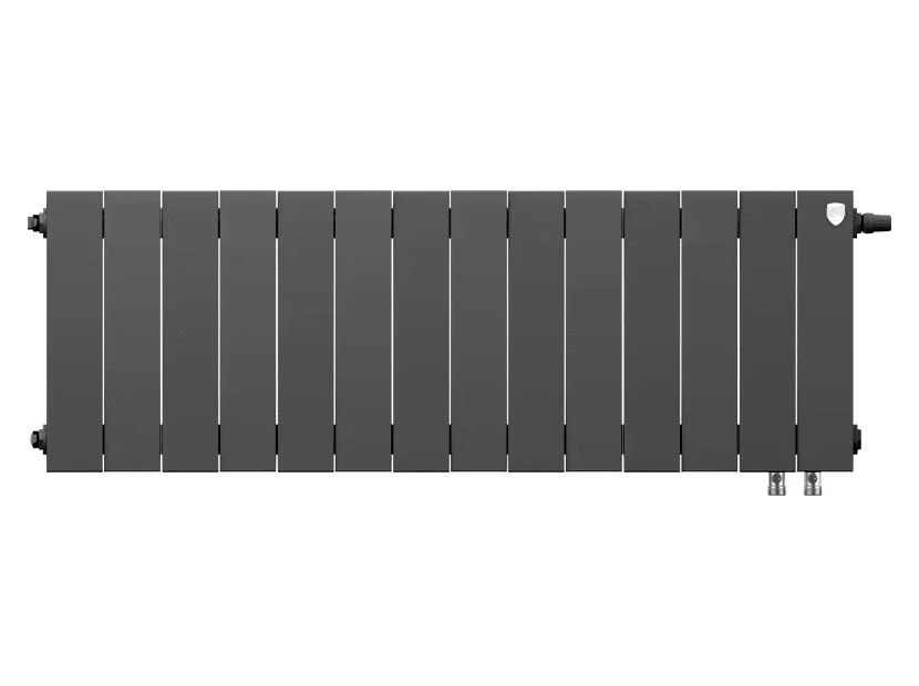 Приобрести royal thermo радиатор биметаллический pianoforte 300 /noir sable ( черный графит ) vdr - 14 секц.