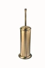 Boheme Ершик для унитаза Royale Cristal, бронза\белый 10928-BR-B