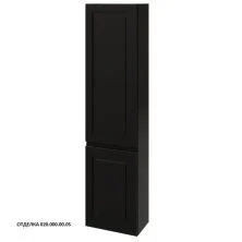 Caprigo Пенал WALES 40 см, графит, эмаль