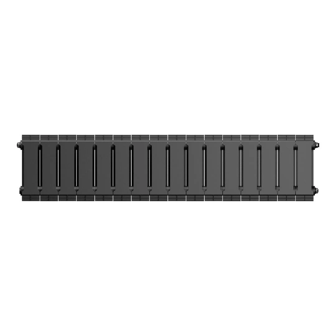 Приобрести royal thermo радиатор биметаллический pianoforte 200 /noir sable ( черный графит ) - 16 секц.