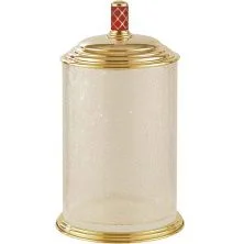 Boheme Ведро для мусора Murano, золото\красный 10914-R-G