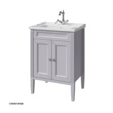 Caprigo Тумба с раковиной напольная Albion Concept 60 см, серая 34010-SF028