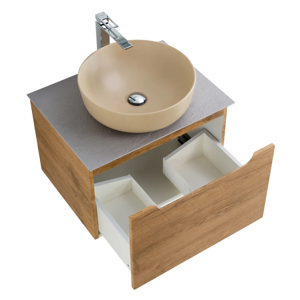 Приобрести belbagno тумба со столешницей etna 90 см, подвесная с одним ящиком rovere nature