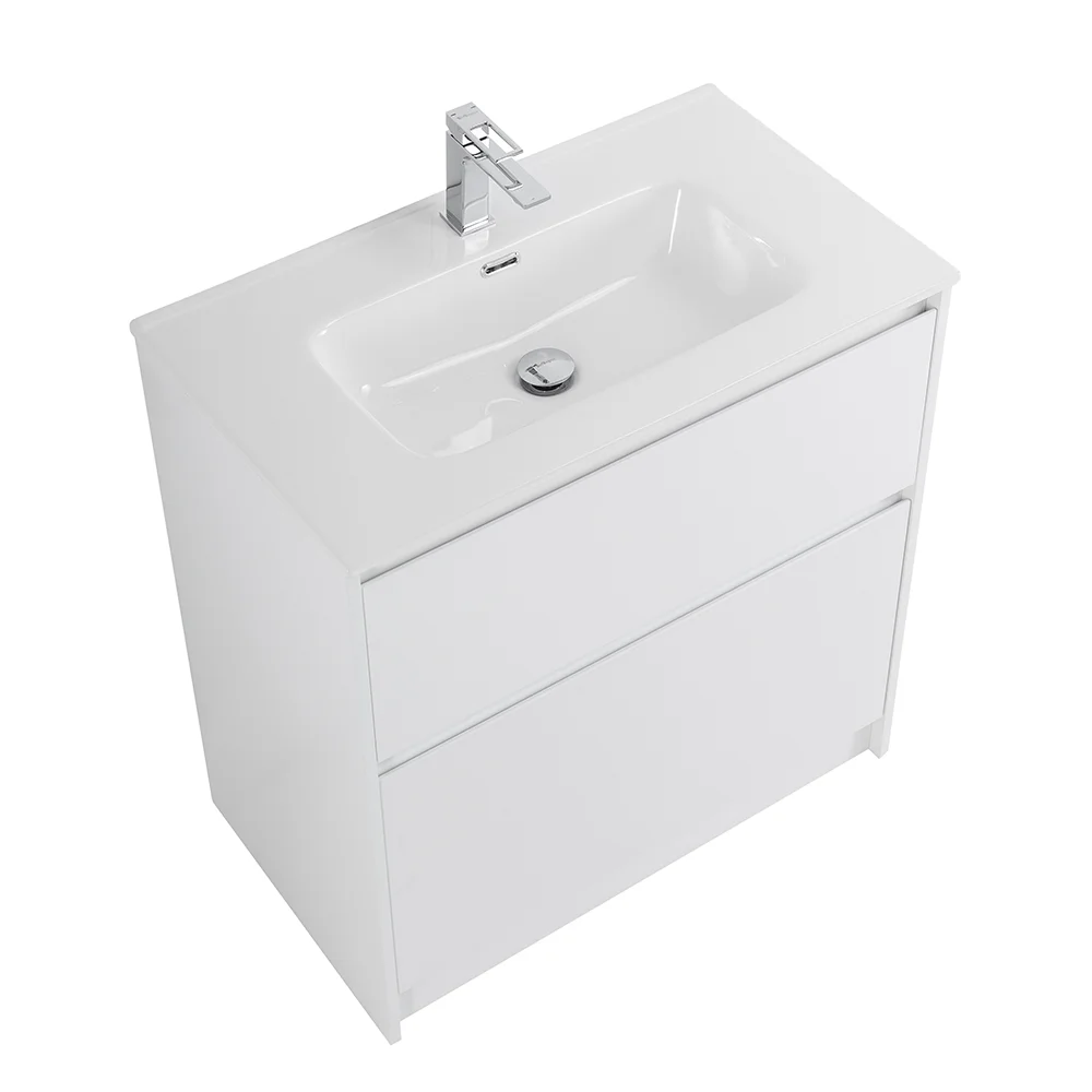 Приобрести belbagno тумба с раковиной kraft 80 см, напольная bianco opaco, раковина белая bb800etl