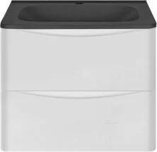 Vincea Тумба подвесная Paola 60 см, белая с черной матовой раковиной VMC-2P600GW;VCB-2VP600B