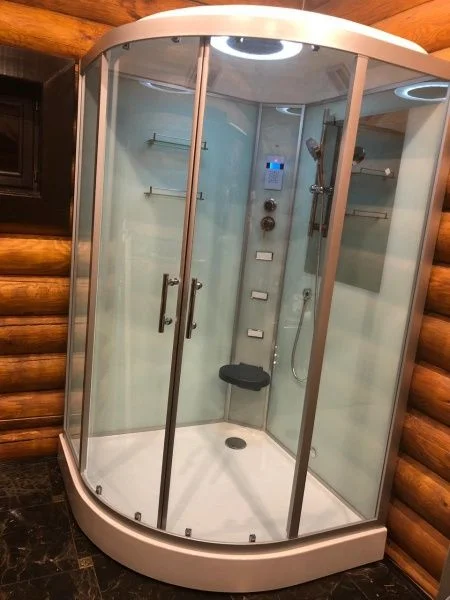 Приобрести frank душевая кабина f602 с паром, полукруглая