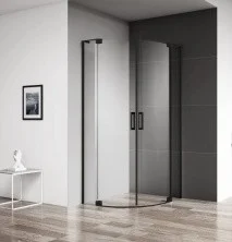 CEZARES Душевое ограждение SLIDER 90х100см SLIDER-R-2-90/100-C-NERO