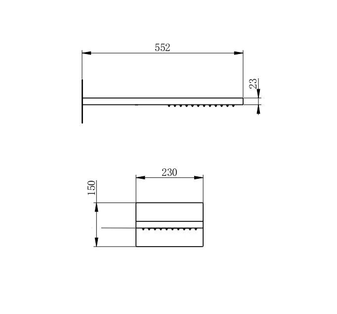 Приобрести верхний душ wonzon & woghand, брашированное золото (ww-hs101-bg)