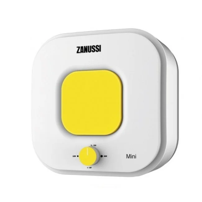 Приобрести zanussi электрический водонагреватель zwh/s 15 mini o 2,5 квт, желтый.