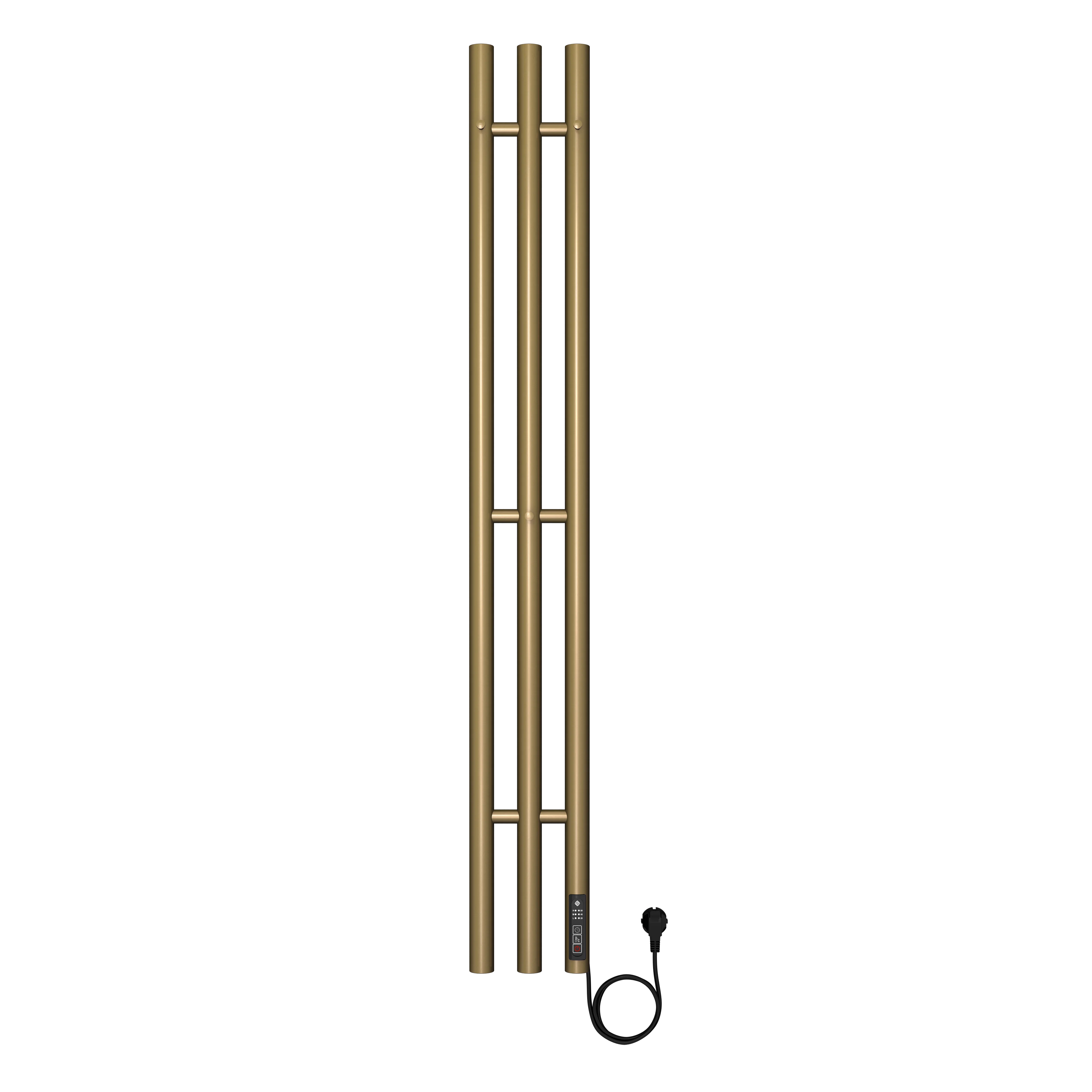 Приобрести terminus полотенцесушитель трэ 156х1200 см, электрический, круглый профиль, золото