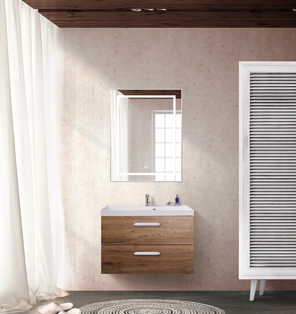 Приобрести belbagno тумба с раковиной aurora 90 см, подвесная rovere tabacco, белая раковина