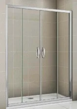 Дверь душевая Bas LATTE WTW-TD-150-C-WE 150 см