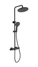 Душевая система с термостатом WONZON & WOGHAND NEO, Черный матовый (WW-B3035-A1-MB)