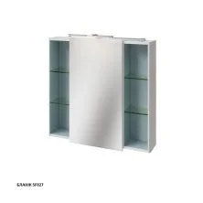 Caprigo Шкаф зеркальный ACCORD 80см, белый