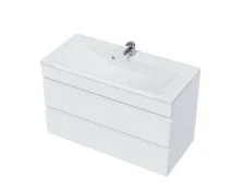 Mirsant Тумба подвесная Next 100\2 100 см с раковиной Premier -100 УТ000057248