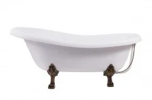 AQUA DE MARCO Отдельностоящая ванна Edelweis 170x78см, бронзовые ножки, 1170WBEDE