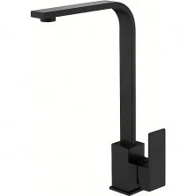 HAIBA Смеситель для кухни 356мм, черный матовый HB-70803-7