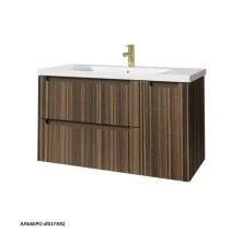 Caprigo Тумба с раковиной TERMIN-Albero 100 см, правая, альберо, шпон