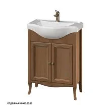 Caprigo Тумба с раковиной LION 65 см, дерево, экошпон