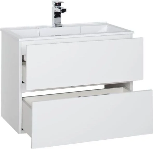 Приобрести aquanet тумба с раковиной алвита 70 см, белая 00212680