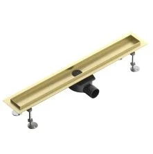 Душевой трап-лоток 70 см WONZON & WOGHAND, Брашированное золото (WW-651700T-BG)