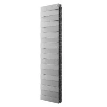 Royal Thermo Радиатор биметаллический Pianoforte Tower 300 /Silver Satin ( серебристый ) - 18 секц.