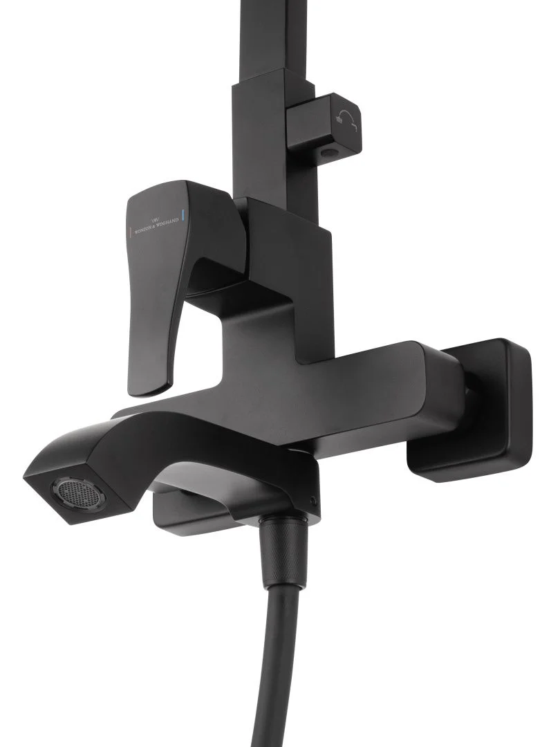 Приобрести душевая система wonzon & woghand flex, черный матовый (ww-88047072-mb)