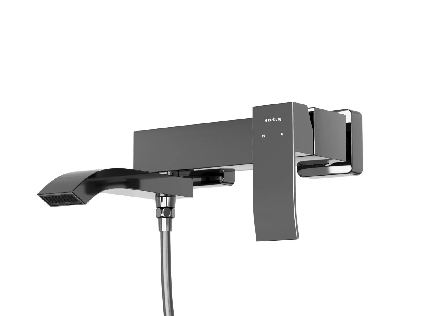 Приобрести hayzburg смеситель для ванны, черный хром hb-3009bch