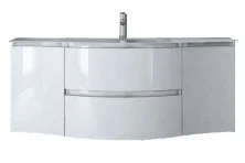 CEZARES Тумба подвесная с раковиной VAGUE 138х57см, белый
