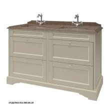 Caprigo Тумба с раковиной GREENWICH 140 см, бежевая, эмаль