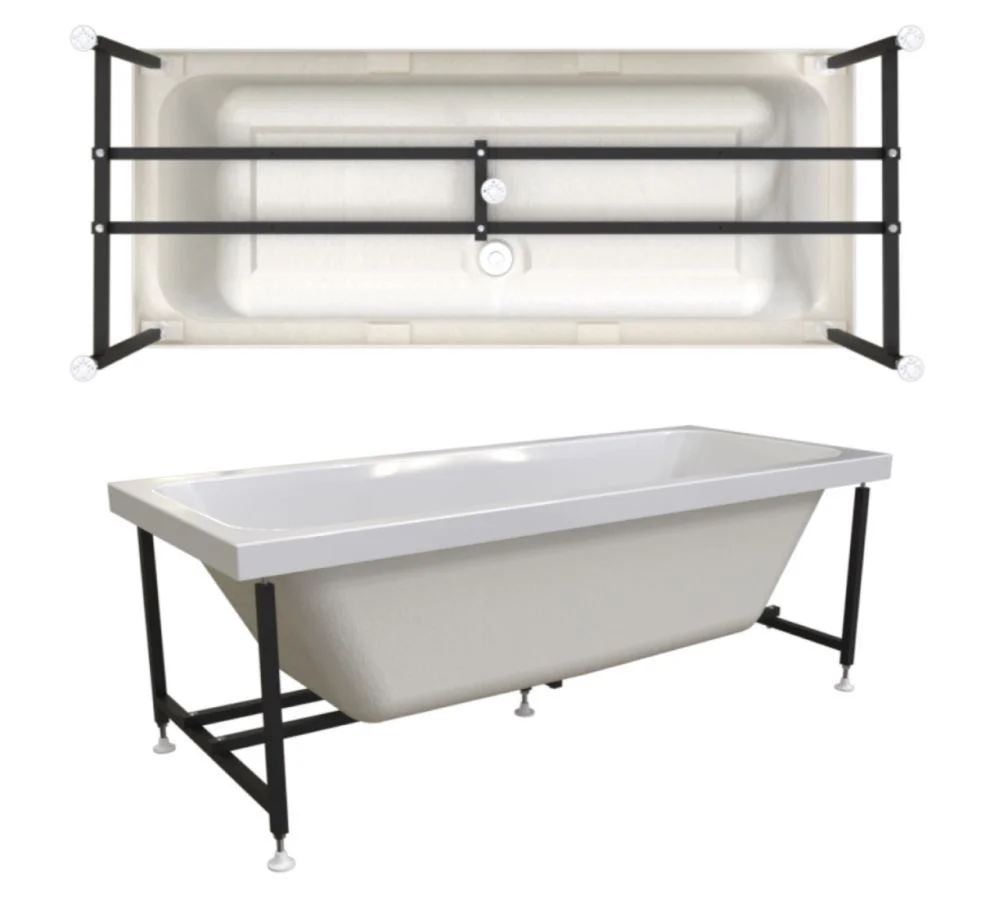 Приобрести акриловая ванна радомир патрисия 170x70 см ( комплект каркас и слив )