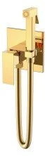 Boheme Смеситель гигиенический Qubic Shinny Gold 477-G