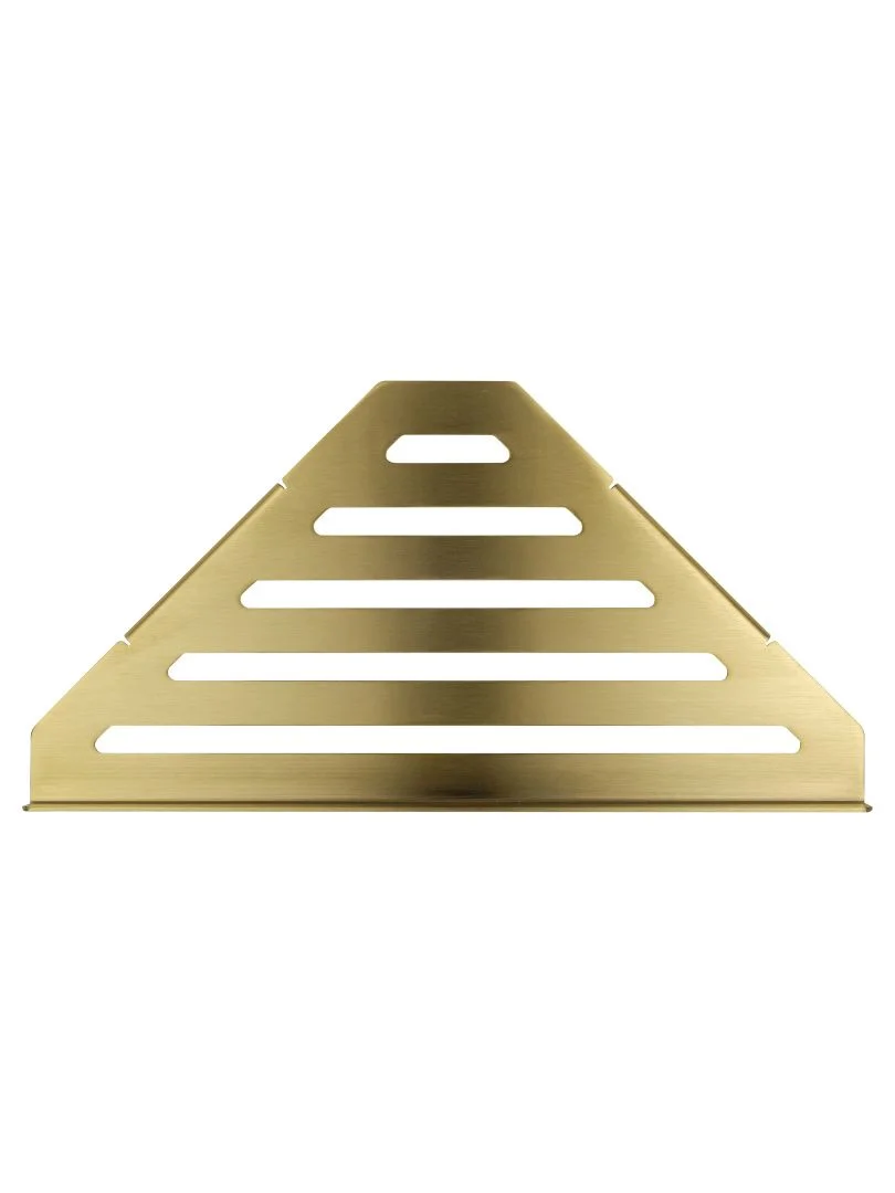 Приобрести полка для ванной угловая wonzon & woghand, брашированное золото (ww-6132-bg)