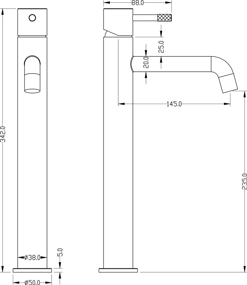 Приобрести boheme смеситель для раковины высокий, uno. белый хром 462-wcr